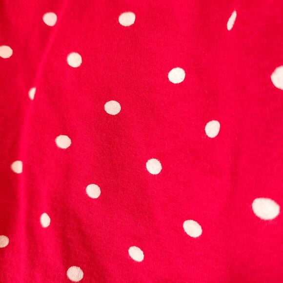 Hanna Andersson Red White Polka Dot Dress Girls 120 6-7 Y Ruffles Cotton - Picture 7 of 11
